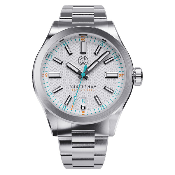 Henry Archer Vesterhav Slim Automatic Watch with Optic White Dial #HAC-VES-OPW-3LI