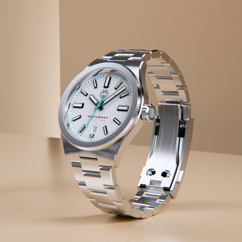 Henry Archer Vesterhav Slim Automatic Watch with Optic White Dial #HAC-VES-OPW-3LI