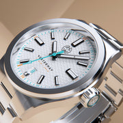 Henry Archer Vesterhav Slim Automatic Watch with Optic White Dial #HAC-VES-OPW-3LI