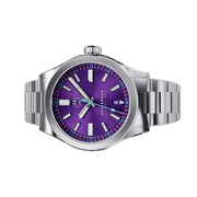 Henry Archer Vesterhav Slim Automatic Watch with Polaris Purple Dial #HAC-VES-PPU-3LI