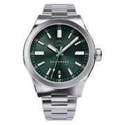Henry Archer Vesterhav Slim Automatic Watch with Green Tide Dial #HAC-VES-TDE-3LI