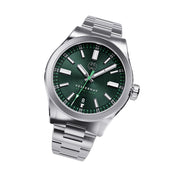 Henry Archer Vesterhav Slim Automatic Watch with Green Tide Dial #HAC-VES-TDE-3LI