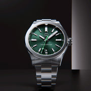 Henry Archer Vesterhav Slim Automatic Watch with Green Tide Dial #HAC-VES-TDE-3LI