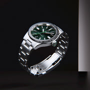 Henry Archer Vesterhav Slim Automatic Watch with Green Tide Dial #HAC-VES-TDE-3LI