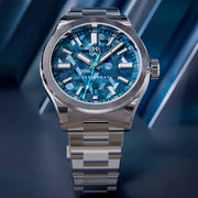 Henry Archer Vesterhav Slim Automatic Watch with Tesseract Dial #HAC-VES-TES-3LI