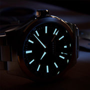 Henry Archer Vesterhav Slim Automatic Watch with Tesseract Dial #HAC-VES-TES-3LI