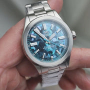 Henry Archer Vesterhav Slim Automatic Watch with Tesseract Dial #HAC-VES-TES-3LI