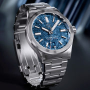 Henry Archer Vesterhav Automatic Watch with Subspace Blue Dial #HAV-VES-SSB-3LI