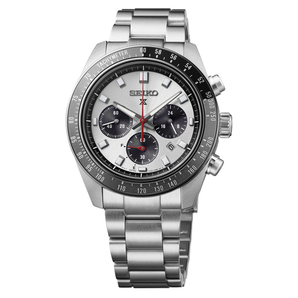 Seiko Prospex 41mm Speedtimer Silver Dial #HBJ001