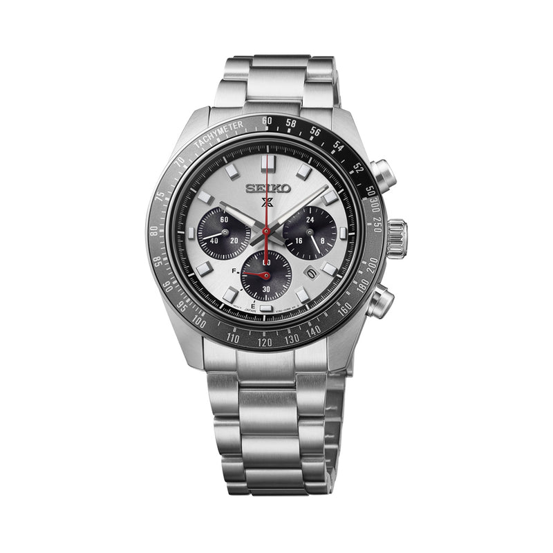Seiko Prospex 41mm Speedtimer Silver Dial #HBJ001