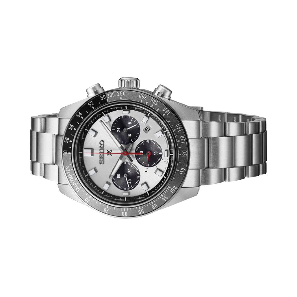 Seiko Prospex 41mm Speedtimer Silver Dial #HBJ001 — Long Island Watch