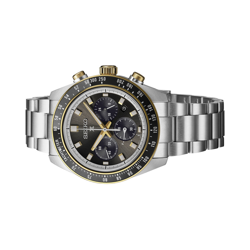 Seiko Prospex 41mm Speedtimer Black Dial #HBJ002