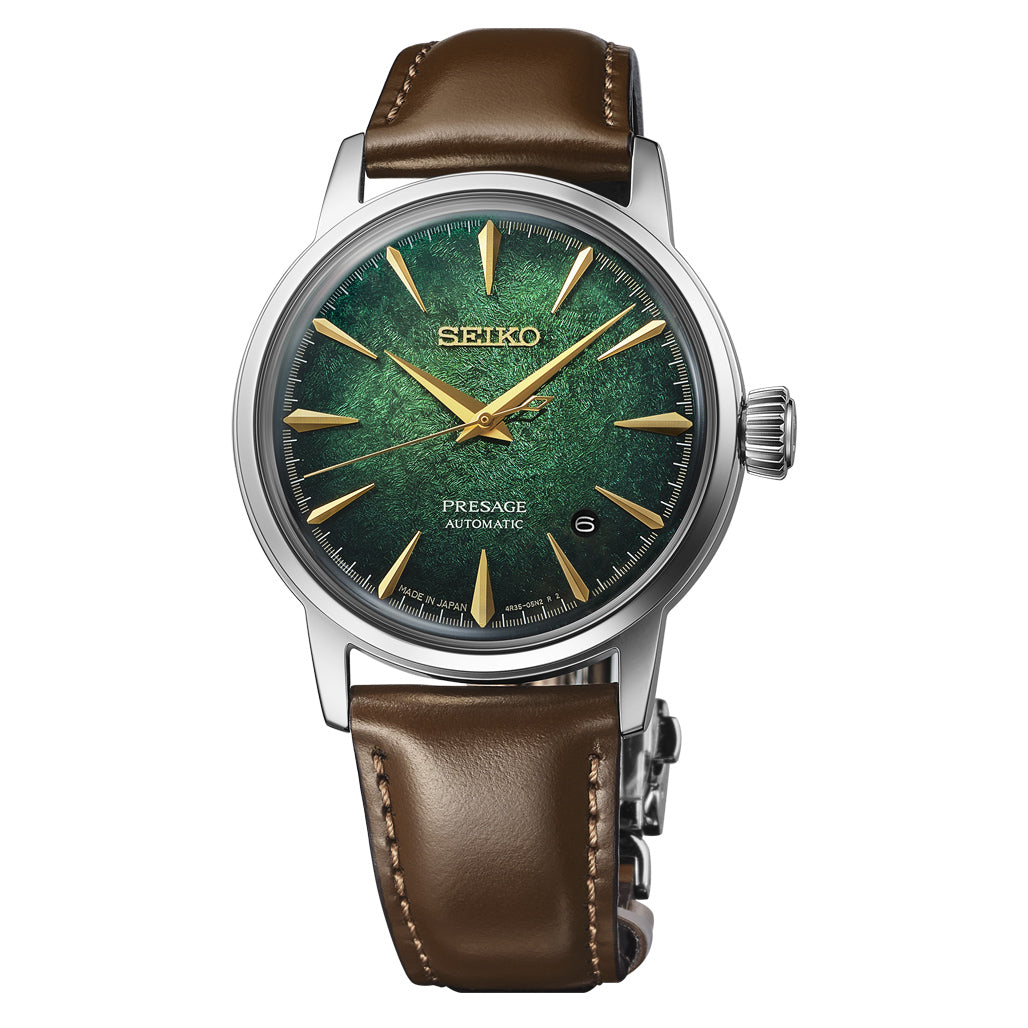 SEIKO PRESAGE 自動巻き 腕時計 Seiko Presage Cocktail Time with Green Dial #HCB002 — Long Island
