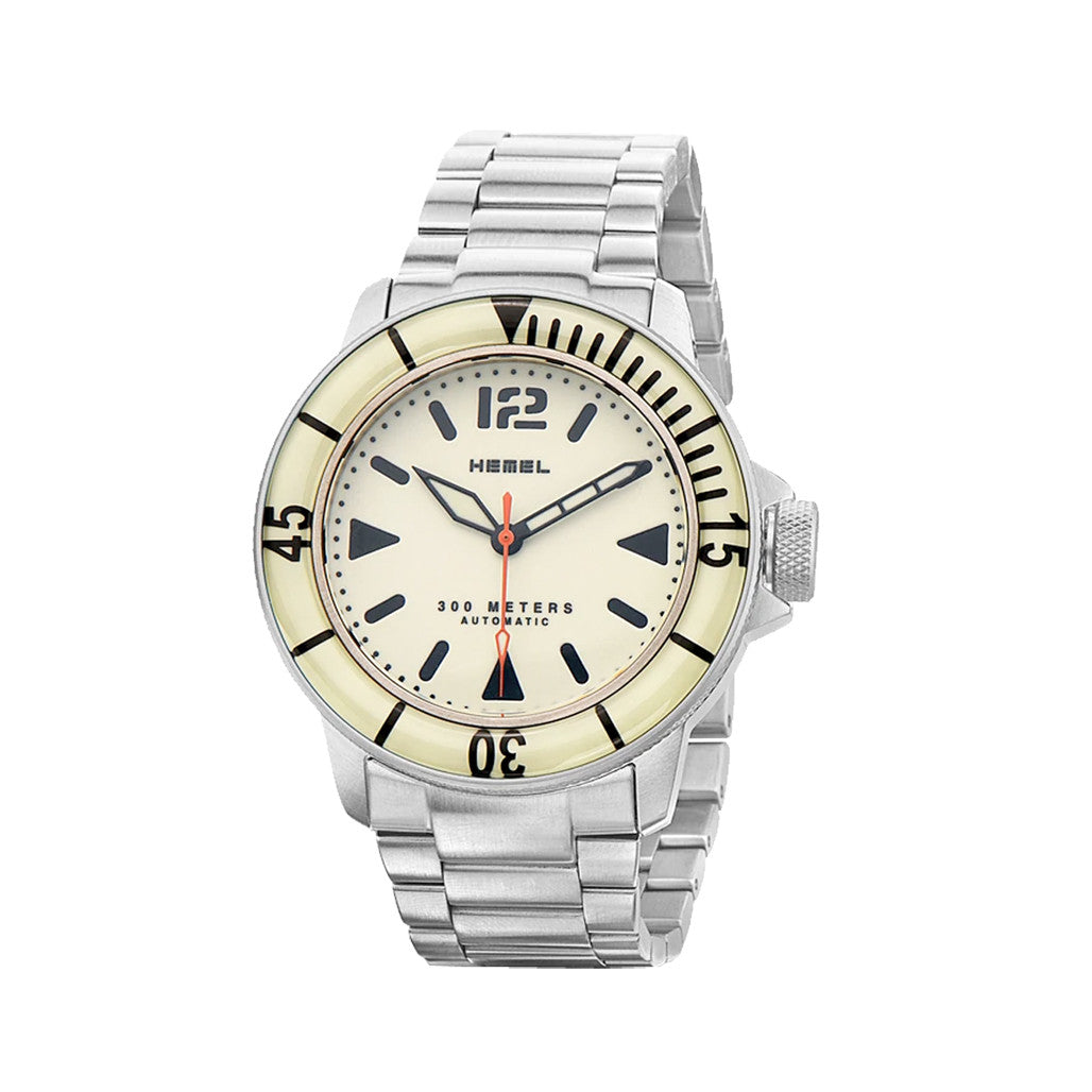 HEMEL 300-meter Automatic Dive Watch with AR sapphire crystal