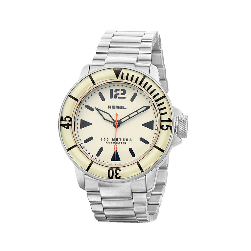 HEMEL Hydrodurance Dive Watch with Full Lume Dial and Bezel #HD1FL
