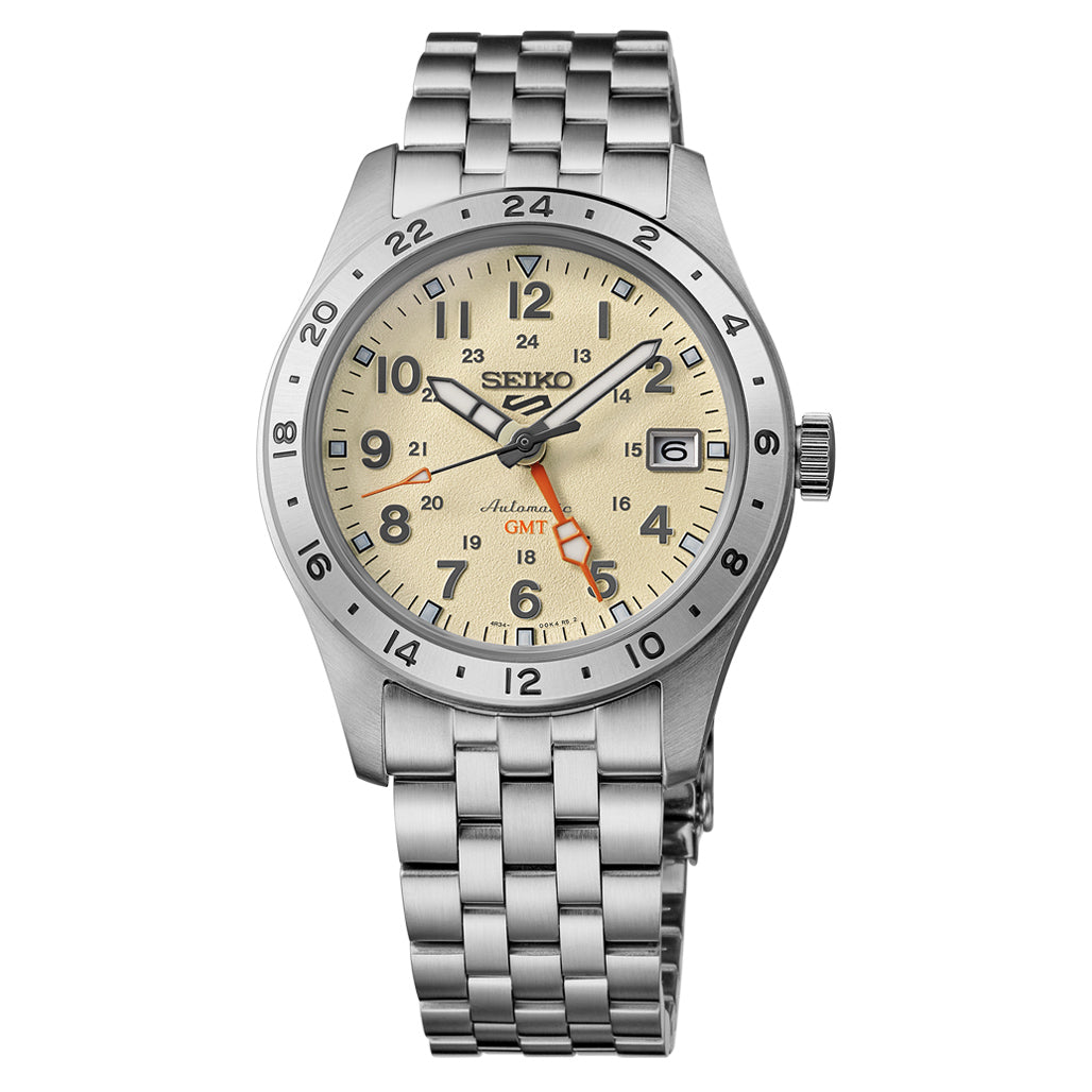 Seiko 5 Sports Automatic GMT Field Watch #HDB002 — Long Island Watch