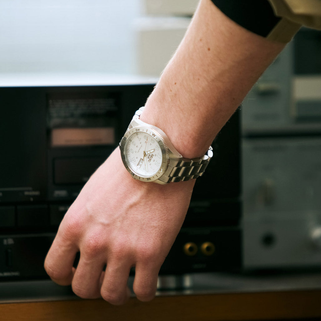 Seiko 5 Sports Field Series with Silver-White Dial #HDB007 — Long