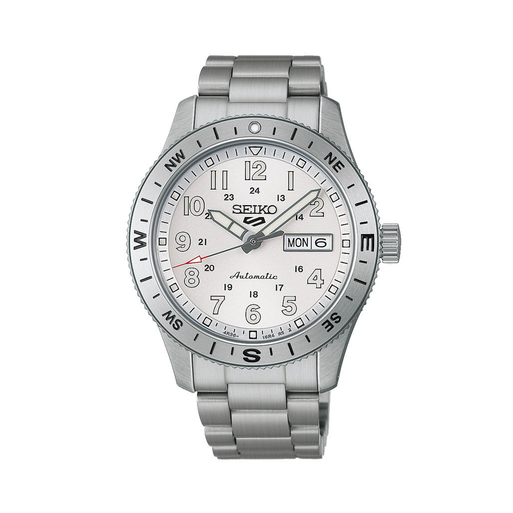 Seiko 5 Sports Field Series with Silver-White Dial #HDB007 — Long