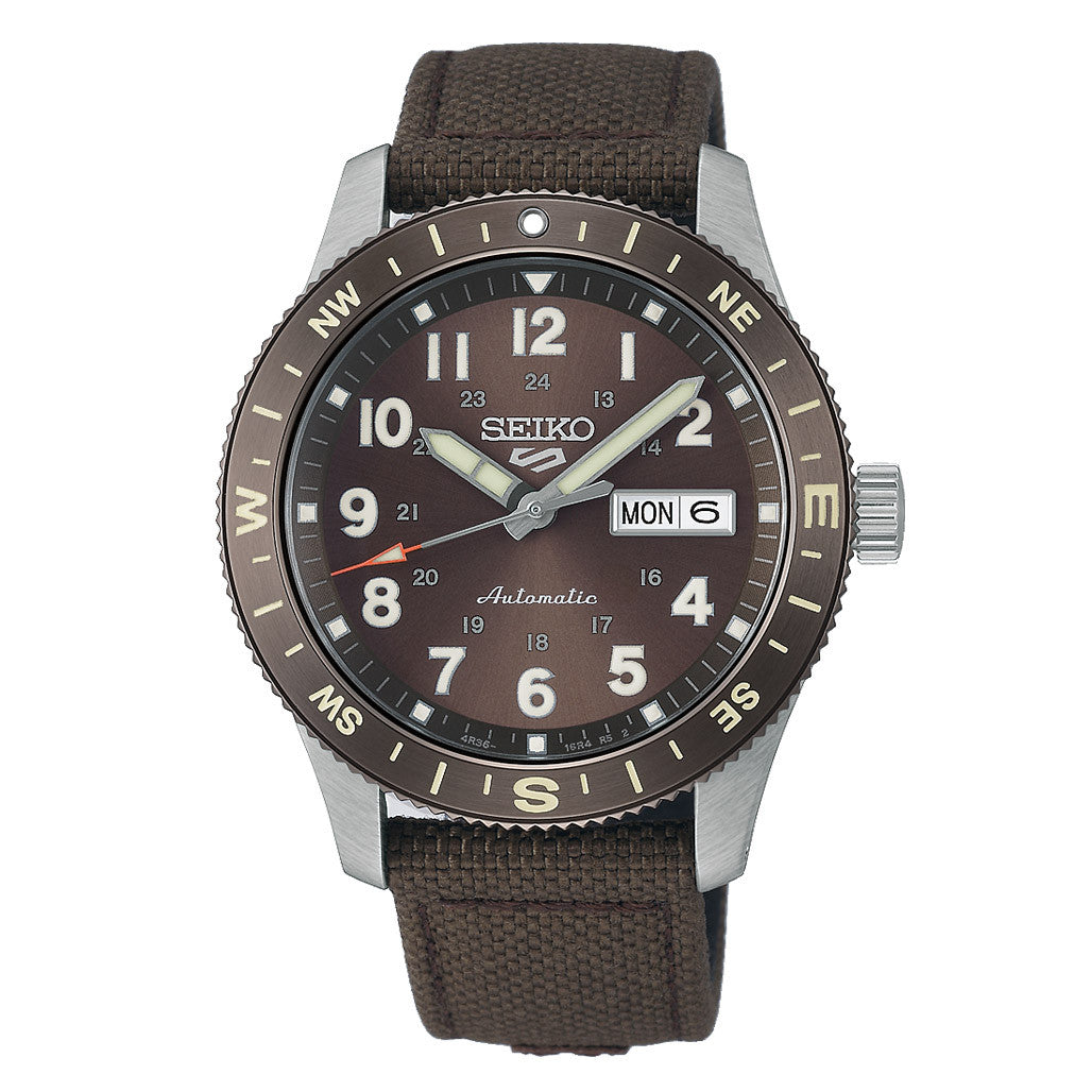 Seiko 5 Sports Field Series with Brown Dial #HDB009 — Long Island