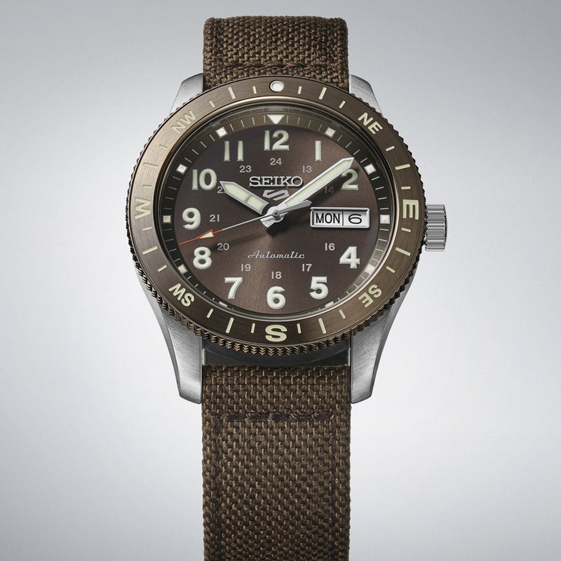 Seiko 5 Sports Field Series with Brown Dial #HDB009