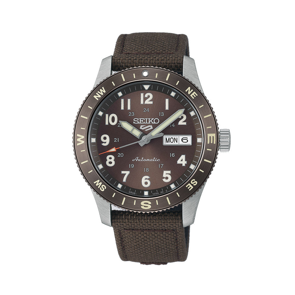 Seiko 5 Sports Field Series with Brown Dial #HDB009 — Long Island