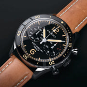 HEMEL Air Defense Mechanical Chronograph with Black Dial #HF22 lifestyle