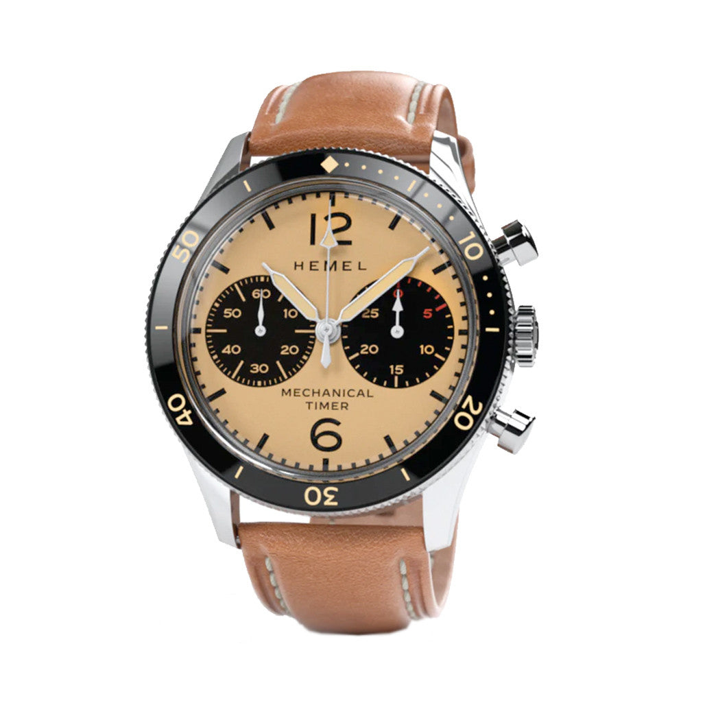 時計 ER X HEMEL automatic HEMEL Air Defense Mechanical Chronograph with Full Lume Dial