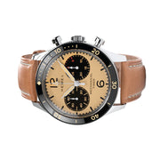 HEMEL Air Defense Mechanical Chronograph with Full Lume Dial #HF22IV side
