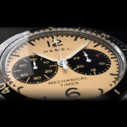 HEMEL Air Defense Mechanical Chronograph with Full Lume Dial #HF22IV lifestyle
