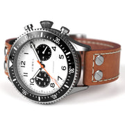HEMEL Meca-Quartz Chronograph Watch with Full Lume Panda Dial #HF28FL side