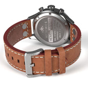 HEMEL Meca-Quartz Chronograph Watch with Full Lume Panda Dial #HF28FL back