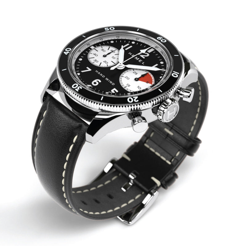 HEMEL Airsteam Mechanical Chronograph with Black Dial #HF30