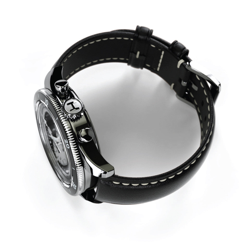 HEMEL Airsteam Mechanical Chronograph with Black Dial #HF30 — Long