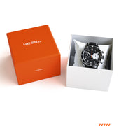 HEMEL Air Power Mechanical Chronograph with Black Dial #HF35