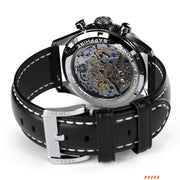 HEMEL Air Power Mechanical Chronograph with Black Dial #HF35