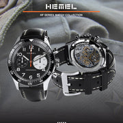 HEMEL Air Power Mechanical Chronograph with Black Dial #HF35