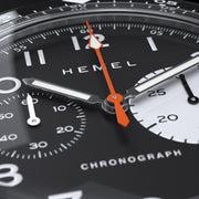 HEMEL Air Power Mechanical Chronograph with Black Dial #HF35