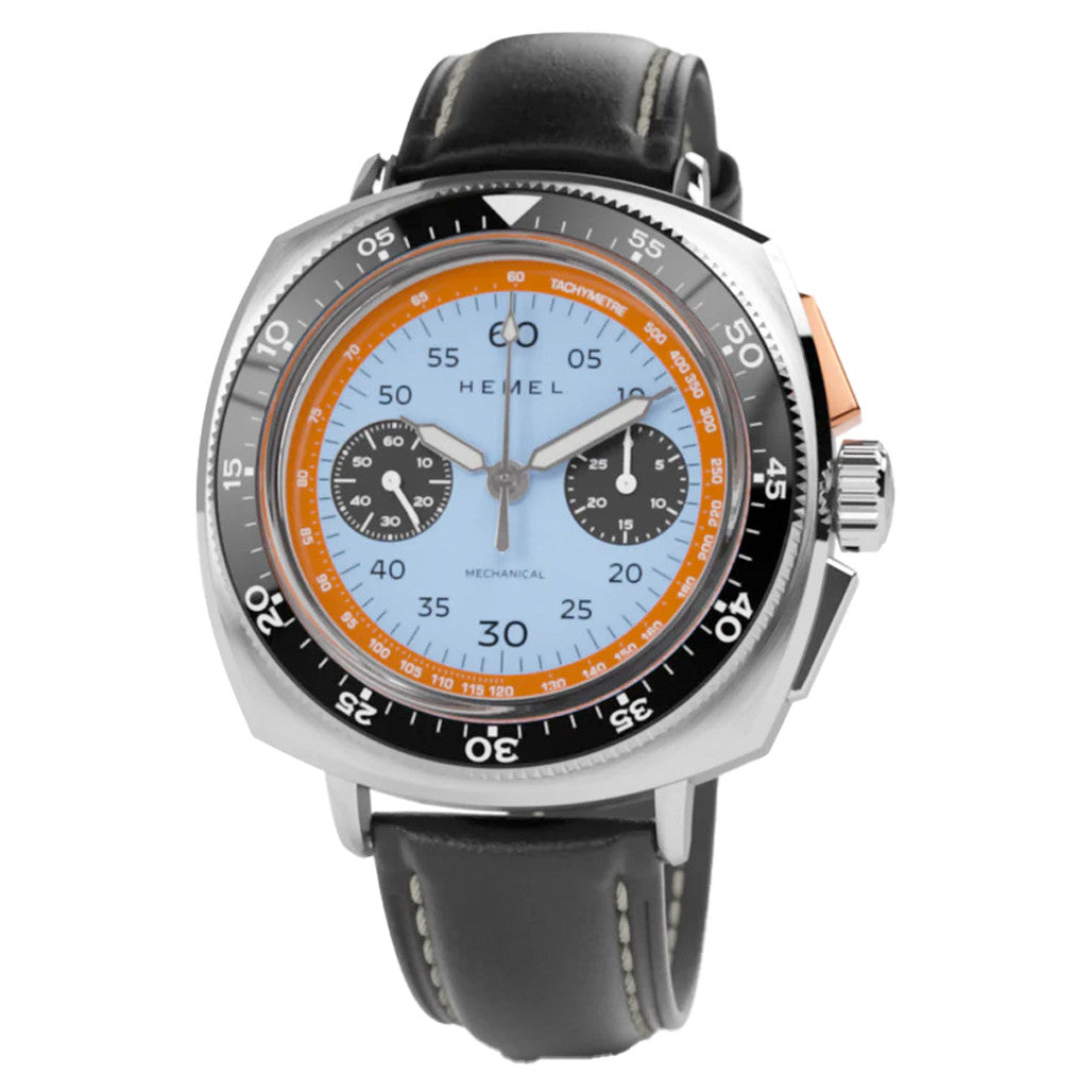 パーフェクトペテンシー Hemel Sky Racer Mechanical Chronograph with Classic Blue Dial