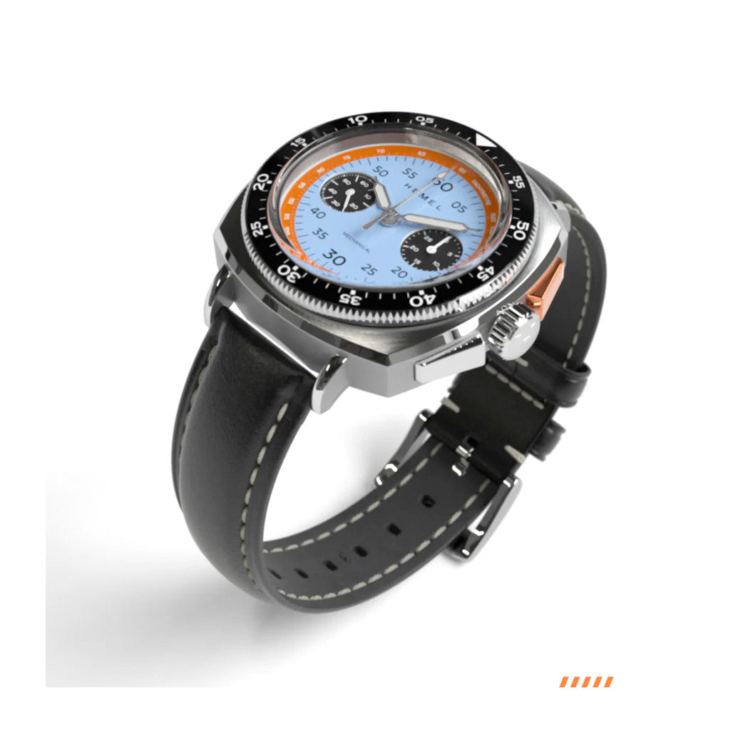 Hemel Sky Racer Mechanical Chronograph with Classic Blue Dial