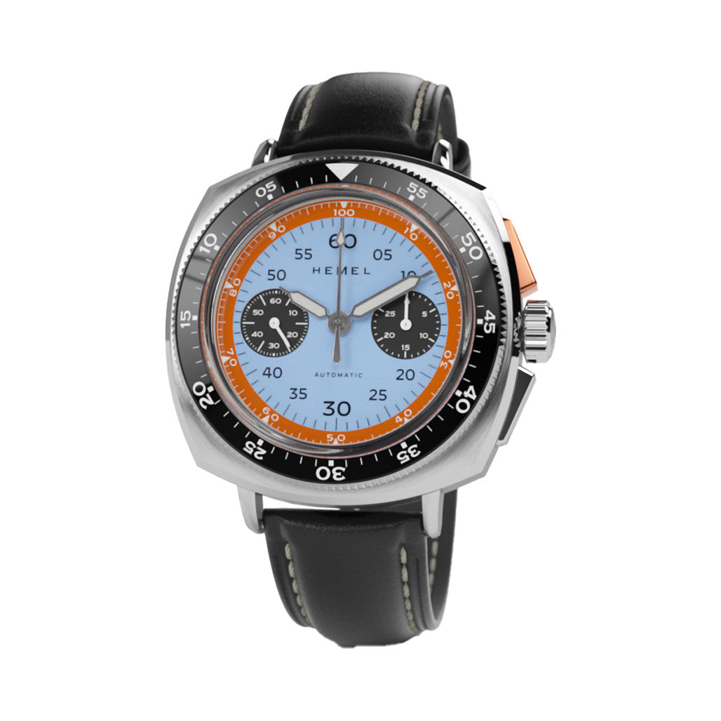 Hemel Sky Racer Automatic Chronograph with Classic Blue Dial