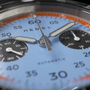 Hemel Sky Racer Automatic Chronograph with Classic Blue Dial #HF37CBLAuto