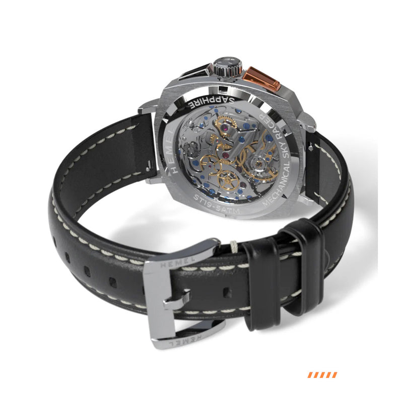 Hemel Sky Racer Mechanical Chronograph with Full Lume Dial #HF37FLW