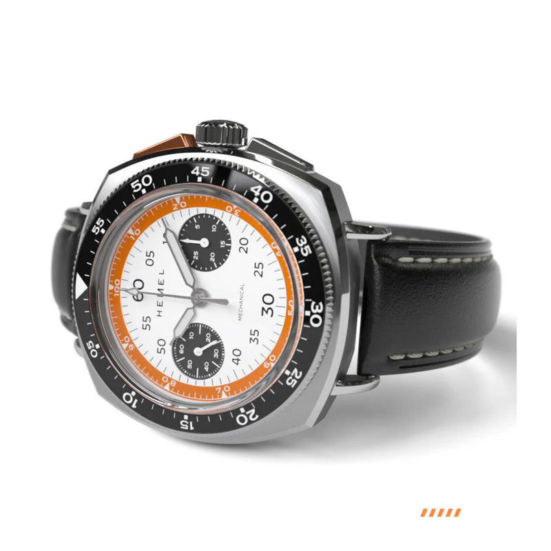 Hemel Sky Racer Mechanical Chronograph with Full Lume Dial #HF37FLW
