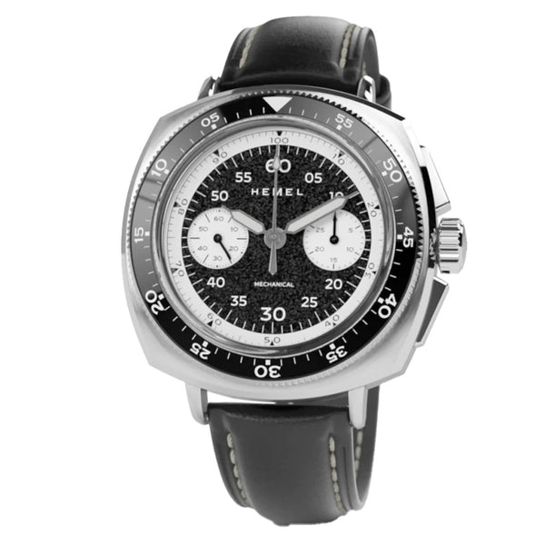 Hemel Sky Racer Mechanical Chronograph with Midnight Black Dial #HF37MNB