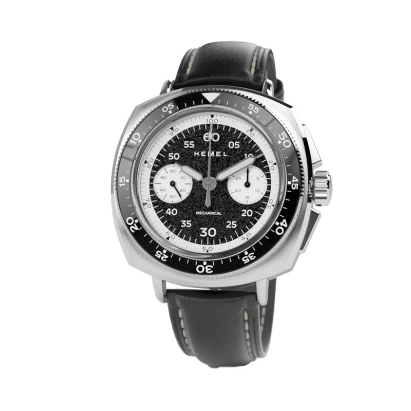 Hemel Sky Racer Mechanical Chronograph with Midnight Black Dial #HF37MNB