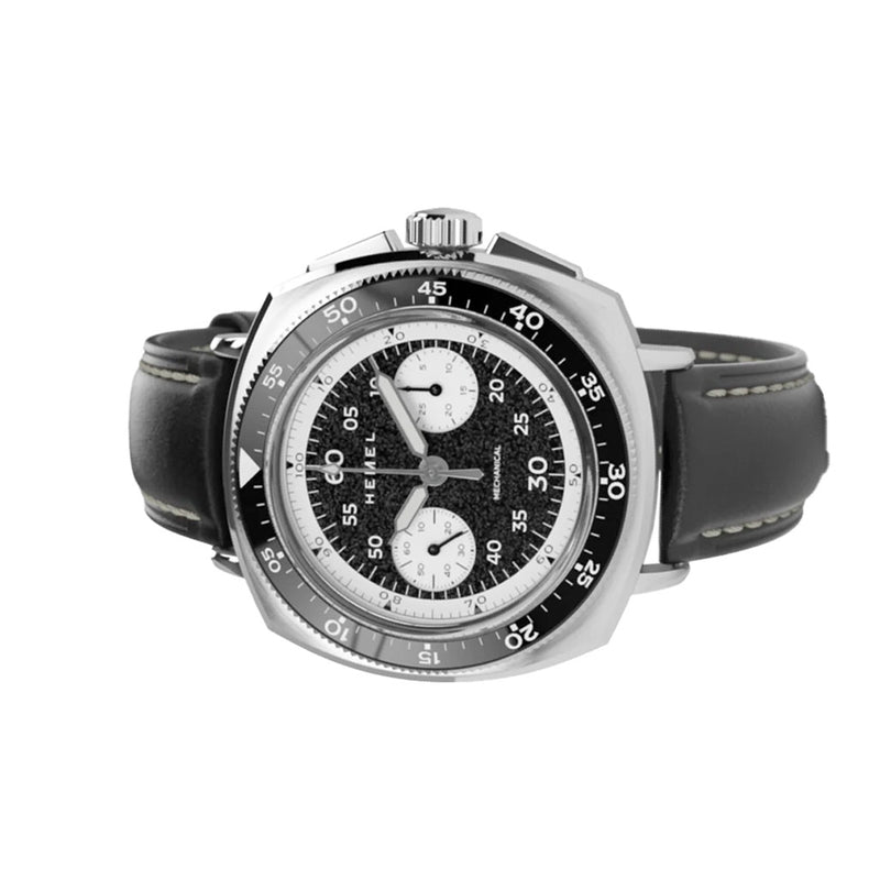 Hemel Sky Racer Mechanical Chronograph with Midnight Black Dial #HF37MNB
