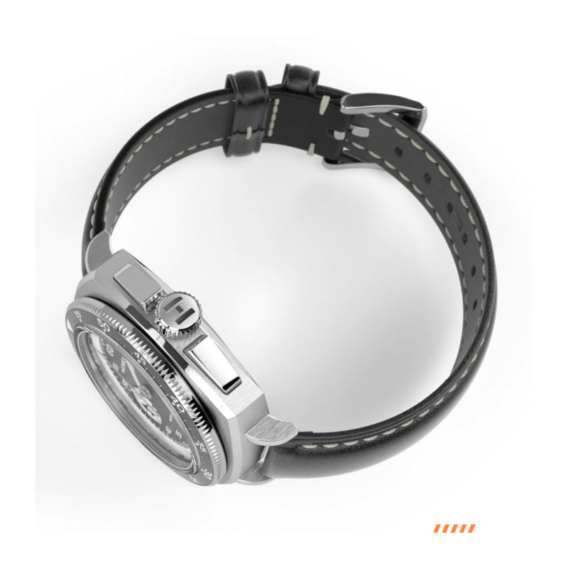 Hemel Sky Racer Mechanical Chronograph with Midnight Black Dial #HF37MNB