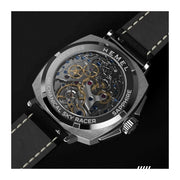 Hemel Sky Racer Mechanical Chronograph with Midnight Black Dial #HF37MNB