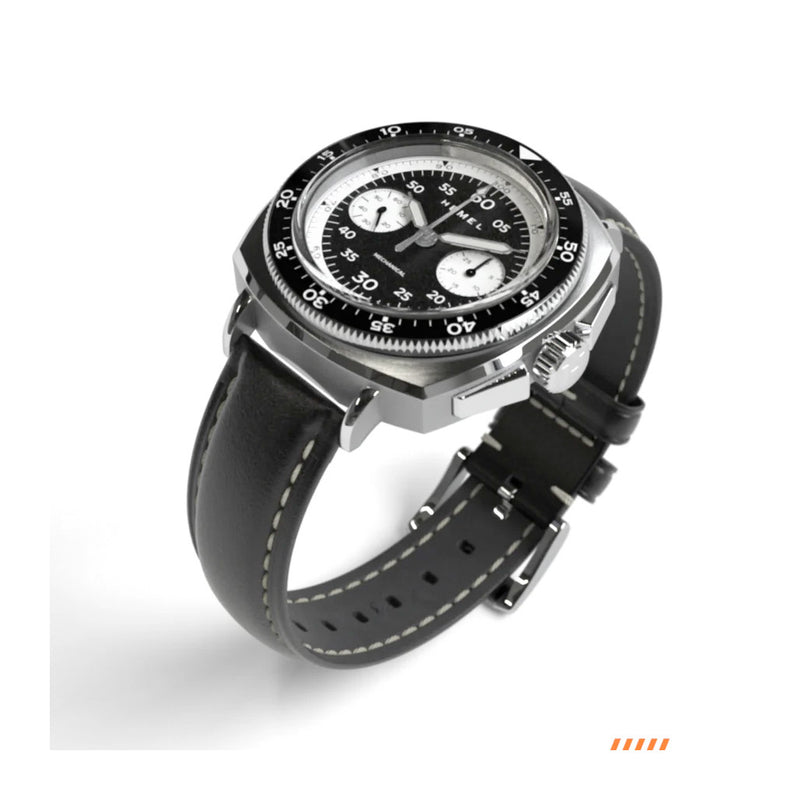 Hemel Sky Racer Mechanical Chronograph with Midnight Black Dial #HF37MNB