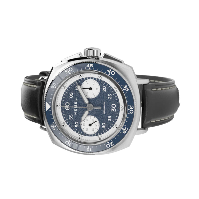 Hemel Sky Racer Mechanical Chronograph with Navy Blue Dial #HF37NBL